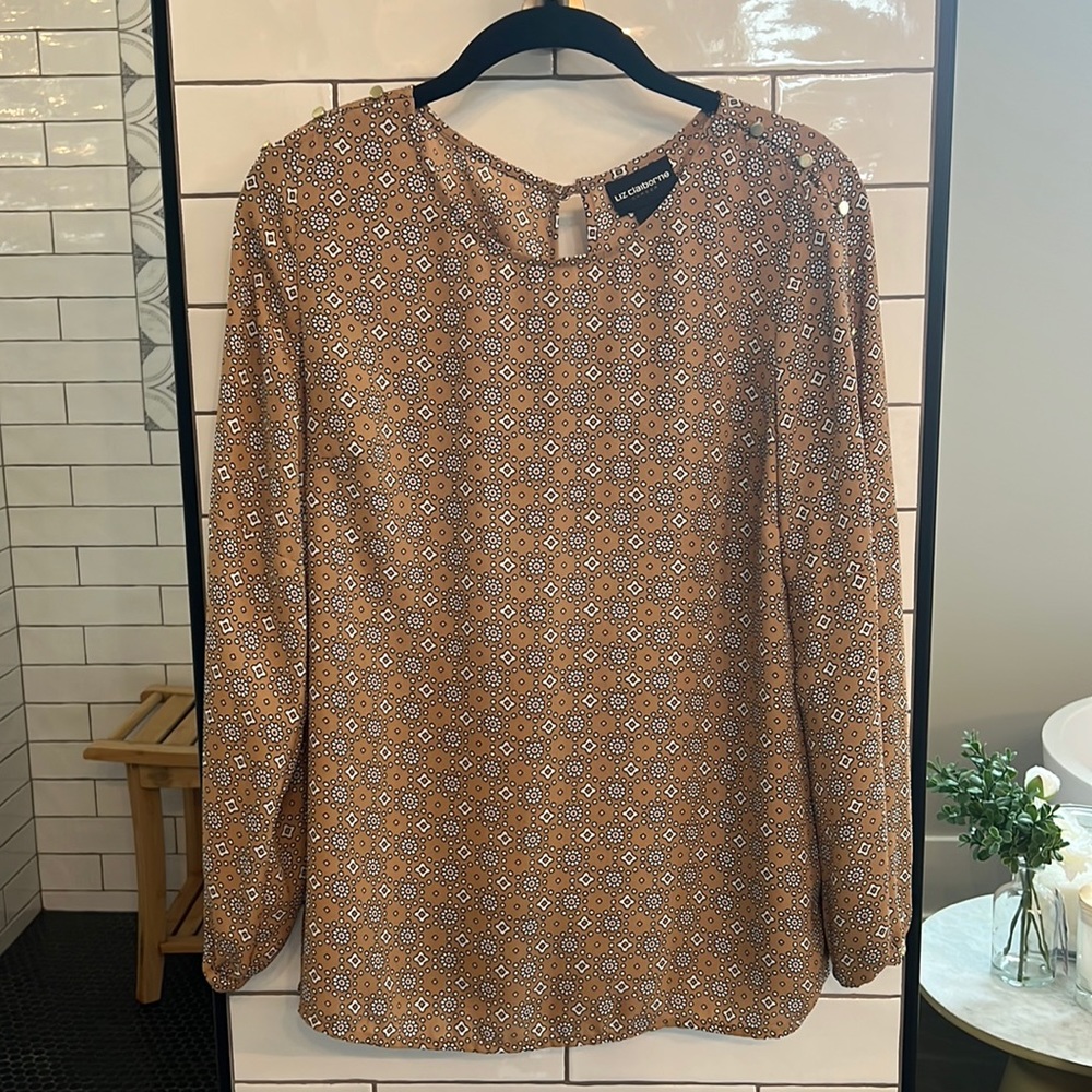 Liz Claiborne long sleeve blouse